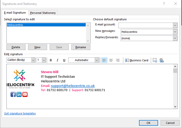 Email signatures - Use Outlook add-in - Add Outlook (client-side)  signatures