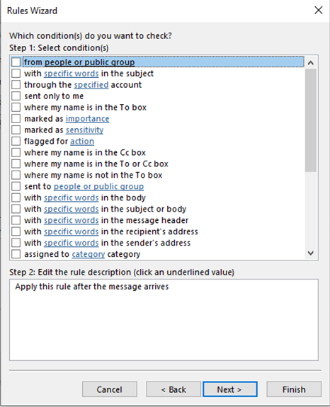 How to set up an Outlook out of office response using rules – Heliocentrix