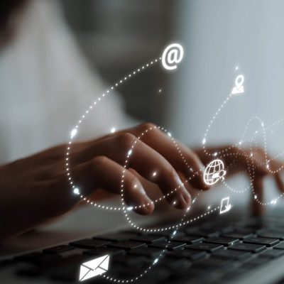 Omnichannel marketing journey showing interaction across media, email, messaging, mobile, ecommerce, and search to enhance customer experience and engagement Marrow