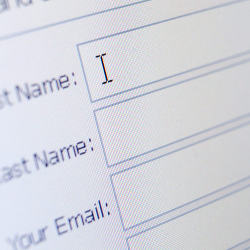 Close up of sign up form. Concept of surfing the internet and pastime Close up of sign up form. Concept of surfing the internet and pastime