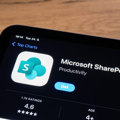SharePoint app on app store on phone