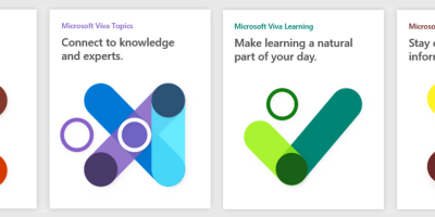 Microsoft Viva elements: Insights, Topics, Learning, Connections
